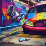 Cars Hight Speed Street Ai Art