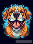 Cartoon Happy Dog Animal Ai Art