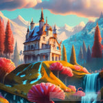 Castle Landscape Ai Art