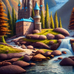 Castle Landscape Ai Art