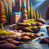 Castle Landscape Ai Art