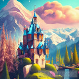 Castle Landscape Ai Art