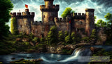 Castles Of The Middle Ages Ages#16 Landscape Ai Art