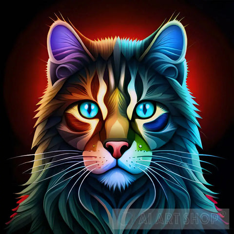 Cat Art Animal Ai