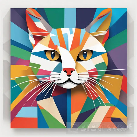 Cat Art Animal Ai Art