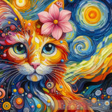 Cat Coloring Paint Ai Painting