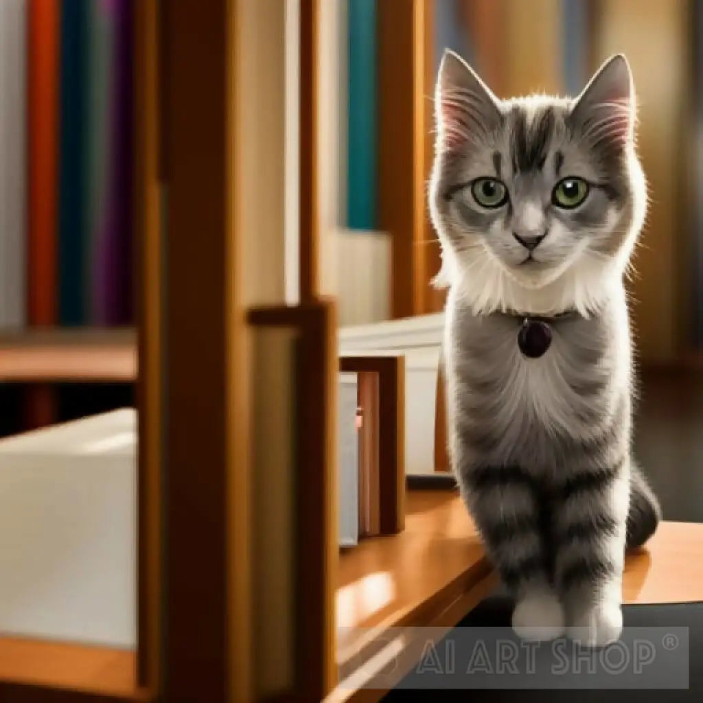 Cat in the Library