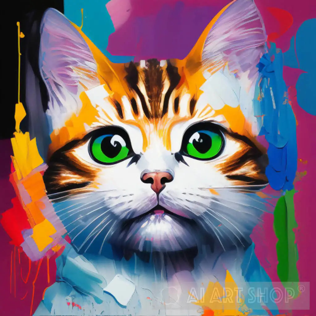 cat Ai art