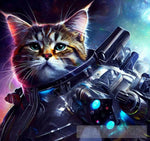 Cat Warrior Ai Artwork