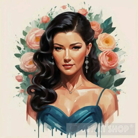 Catherine Zeta Jones Pop Ai Art