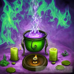 Cauldron With Purple Potion Abstract Ai Art