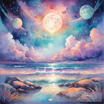 Celestial Dreamscape 1 Surrealism Ai Art