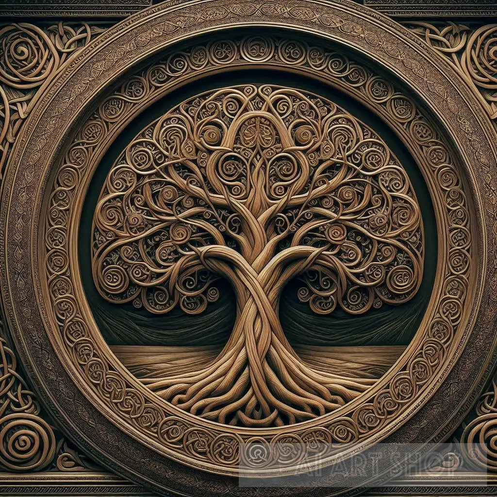 celtic tree, celtic, tree, oak