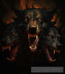 Cerberus A Mythical Creature Three Heads Dog Ai Artwork