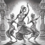 Charcoal Harmony: Elegance In Ancient Dance Ai Artwork