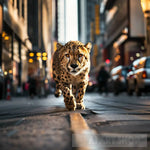 Cheetah In New York Animal Ai Art