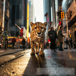 Cheetah In New York Animal Ai Art