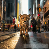 Cheetah In New York Animal Ai Art