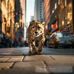 Cheetah In New York Animal Ai Art