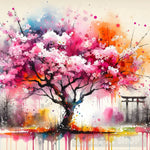 Cherry Blossom Tree Ai Painting