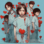 Childhood Between Love And Sadness Ai Artwork