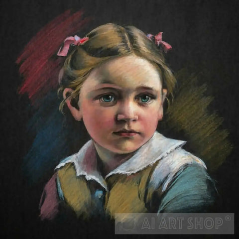 Childhood Painting Portrait Ai Art