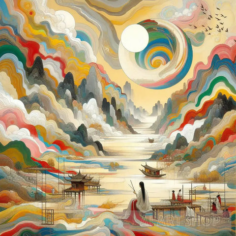 China Amazing View Abstract Ai Art