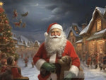 Christmas And Santa Claus Ai Artwork