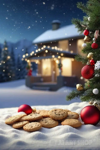 Christmas Cookies And Decorations Ai Painting