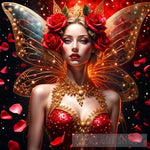 Christmas Fairy Eve Portrait Ai Art