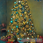Christmas Tree 002 Impressionism Ai Art