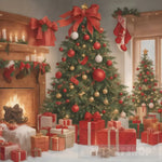 Christmas Tree With Some Gifts Ai Artwork