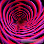 Chromatic Mirage: A Hypnotic Optical Illusion In Red Pink And Purple Contemporary Ai Art