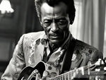 Chuck Berry 3 Portrait Ai Art