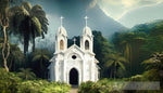 Church In Jungle Ai Artwork