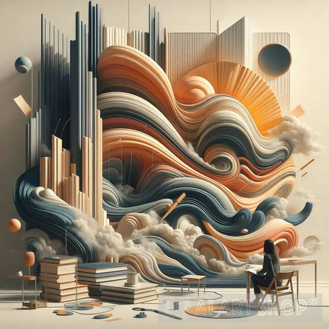 Cidade De Espuma Surrealism Ai Art