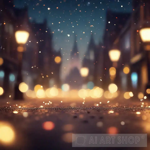 Cinematic Bokeh Background Ai Artwork