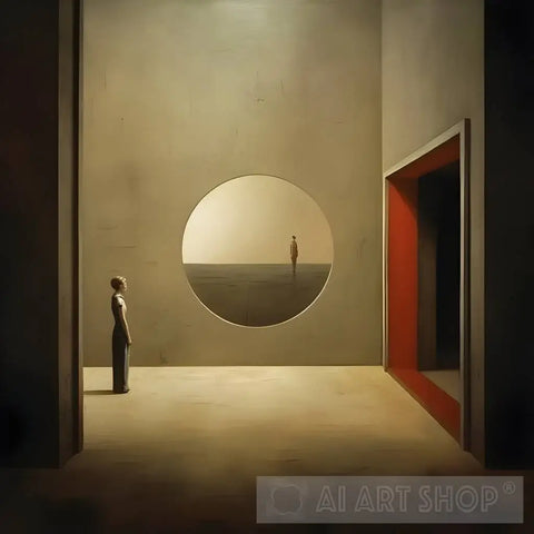 Circle Of Perspective Surrealism Ai Art