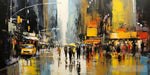 City In The Rain Impressionism Ai Art