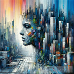 Cityscape Chronicles: Femme Fusion Pop Ai Art