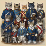 Civil War Cats Ai Artwork