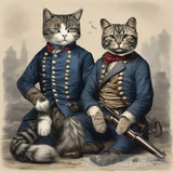 Civil War Cats Ai Artwork