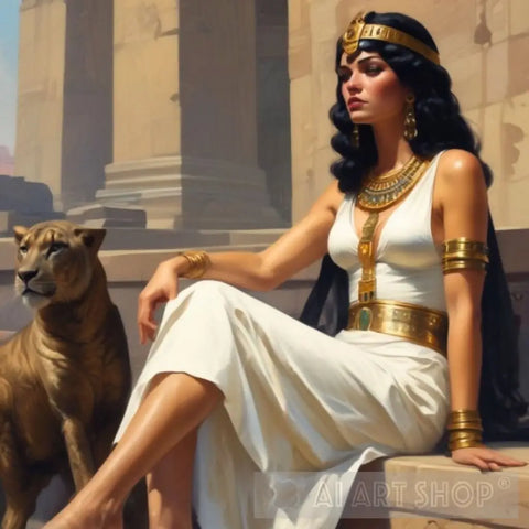 Cleopatra Ai Painting