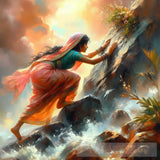Climber Child Ai Painting