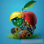 Clockwork Apple Ai Artwork