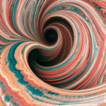 Close-Up Of Colorful Wave Tangled Paint Abstract Art Abstract Ai Art