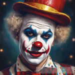 Clown In A Red Hat Portrait Ai Art