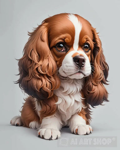 Cocker Spaniel Puppy Dog Ai Artwork