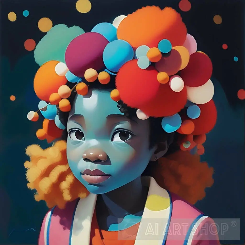 Fashionable african art child