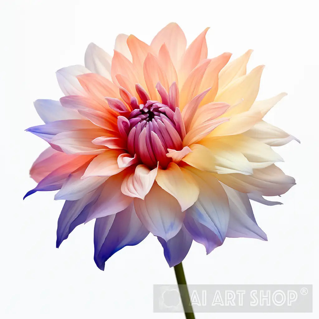 Colored Flower Rainbow Colors 4